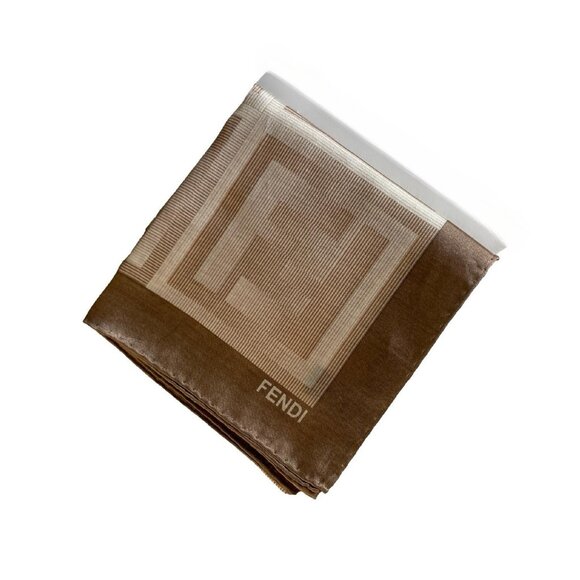 Vintage Fendi Silk Cotton Blend Scarf – Original gift box - Picture 2 of 10